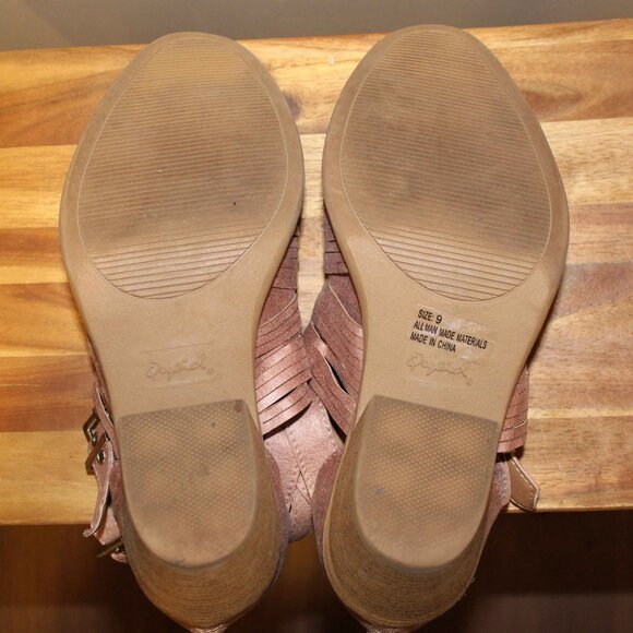 Cupid Dusty Pink Booties - Sz 9M - Picture 5 of 6